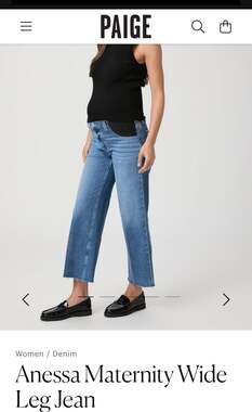 Anessa Maternity Wide Leg Jean by PAIGE